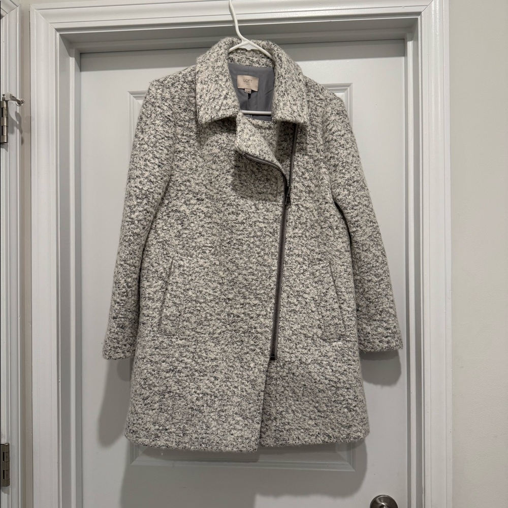 Ann Taylor LOFT Wool 3/4 Coat Size MP